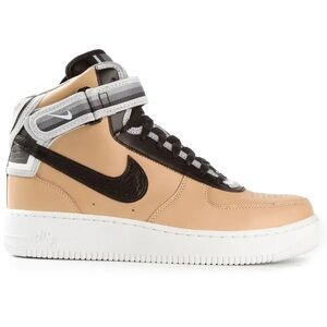 Nike Air Force 1 Mid Tisci Tan Black 677130-200 Men's Size 13 - Super Rare - NEW
